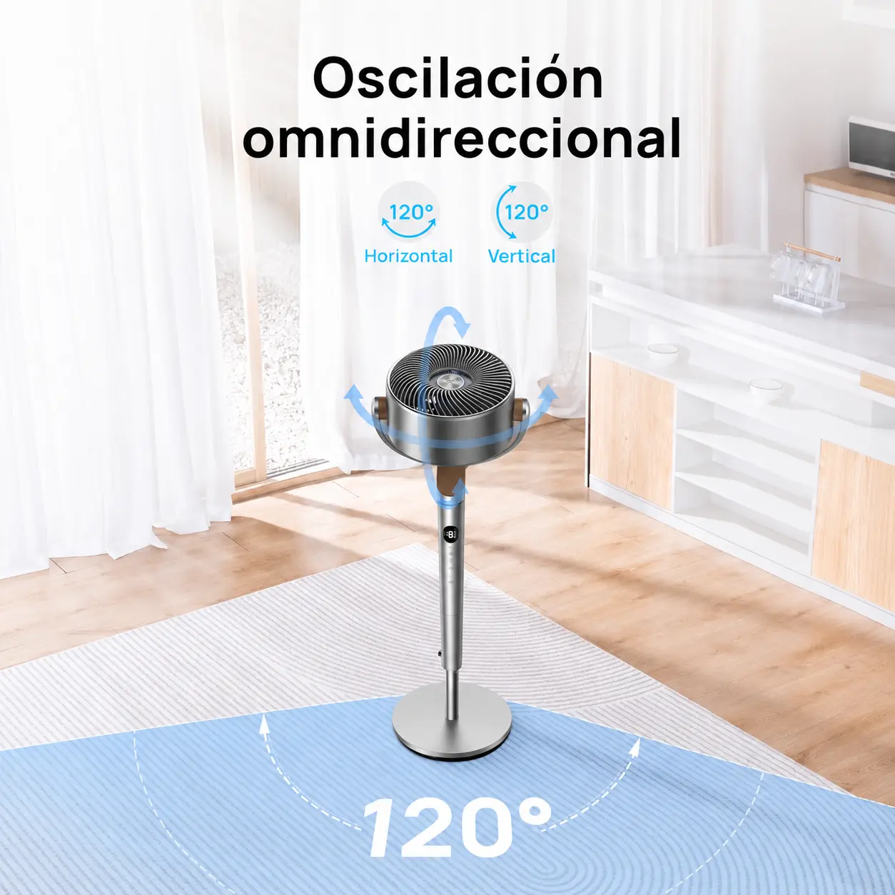 Ventilador refrigerante DREO — 8 velocidades y 3 modos — imagen 5